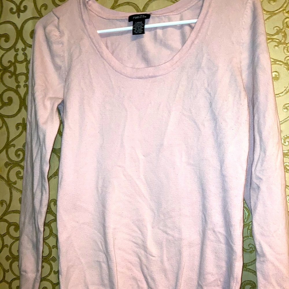 Pink Rue 21 Long Sleeve T-Shirt